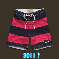 BERMUDA HOLLISTER VERMELHO E PRETO