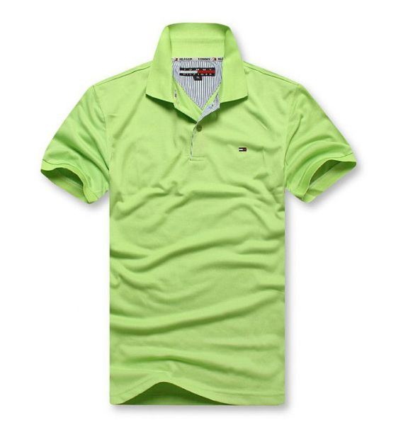 CAMISA POLO TOMMY H.  VERDE CLARO