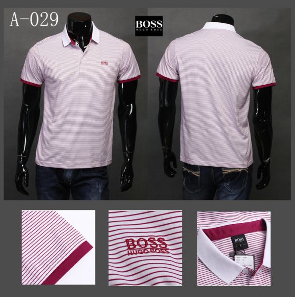 CAMISA POLO HUGO BOSS BRANCA C/ BORDO